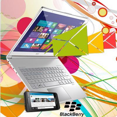 Sms application for blackberry mobile phone helps you to Send group text messages from computer to list of contact numbers using major Blackberry mobile phones.