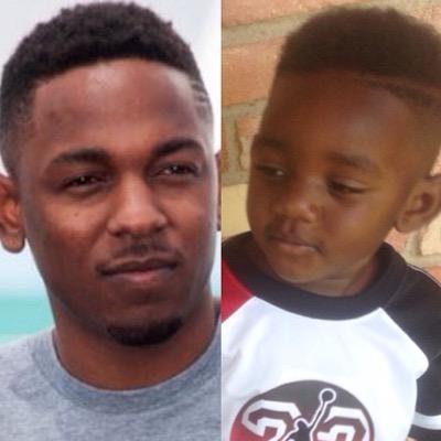 Kendrick Lamar's twin... 2 years old...