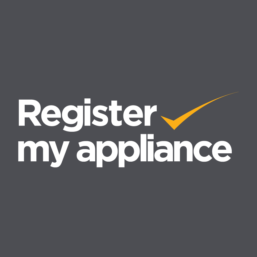 An easy way to register your appliances to ensure the safety of your home. Provided by AMDEA (Association of Manufacturers of Domestic Appliances)