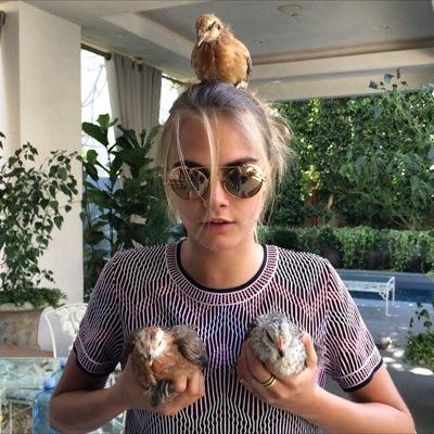 Cara Jocelyn Delevingne - dont worry be happy- stay weird.