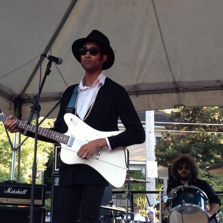 Half of Michael and Swilley. Black Linen. InCrowd