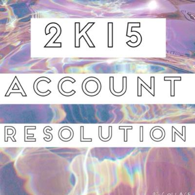 rt the link for an !!!!HONEST!!!! account resolution for New Years!