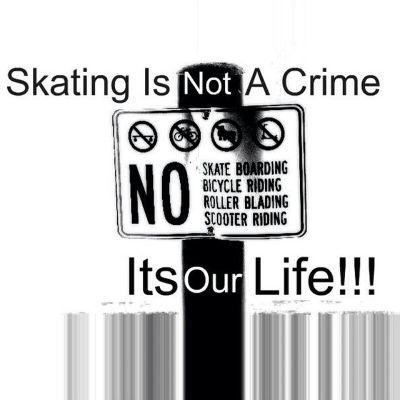 i love to skateboard