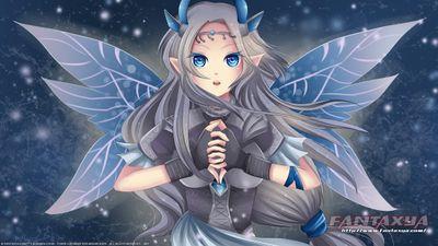 My name is Elvia. I am Goddess to the Fairies. Our world will only be darkness, I will make sure there is no light. Come forth, and battle with me if you wish.