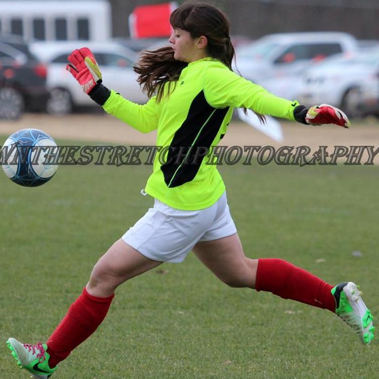 If I'm not playing soccer I'm probably eating