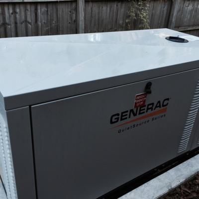 Generac 22kw whole house generator. Account dedicated to the generator - test runs, maintenance, power outages, etc.