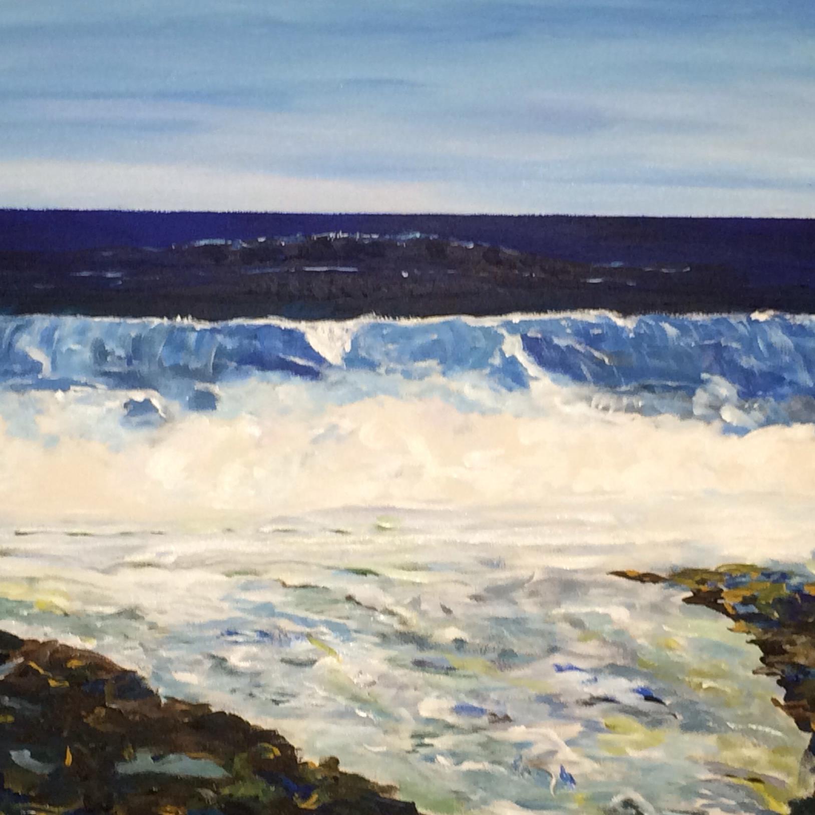 I am obsessed by the sea and when not on it, I am painting it. I also work as a volunteer member of the Spiritual Care Team  in my local hospice.