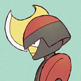 ''Hm? What is it?''
An Bisharp general, leading a squadron of Pawniard's to their dominance.