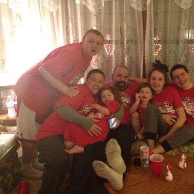 Happy fat guy with a hot wife and 5 kids.... Not a typo 5 mouths to feed!