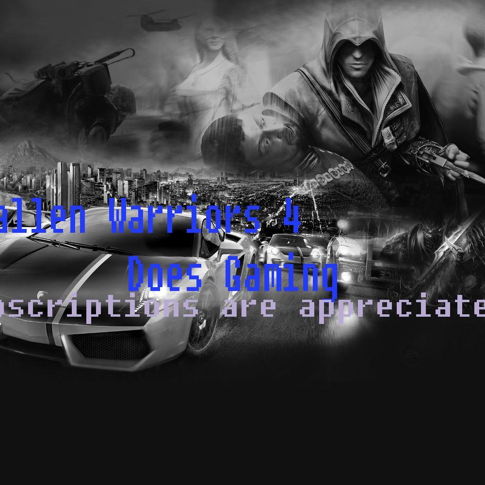 FallenWarrior4's profile picture. I'm a small YouTuber. Very small. So small I think all of my views are from me.
Subscribe http://t.co/vALxEdCSo2