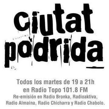Underground radioshow at Radio Topo 101.8 FM | punk | hardcore | thrash | noise | grindcore | death | DIY