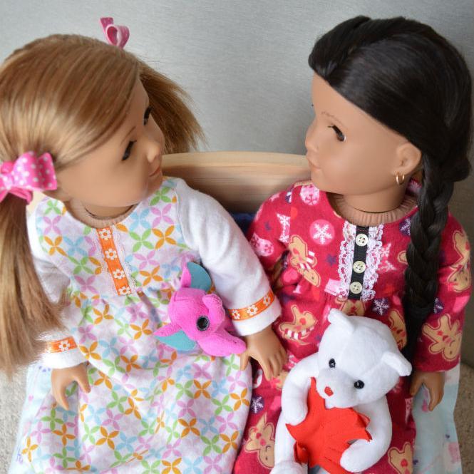 Custom dolls and doll patterns for 18 dolls.