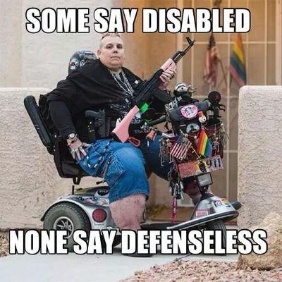 Disblty Advocate & RSO/Firearm Instructor~In2 my Cubbies/Cartoons/Wrestling/Killing Zombies/helping disabled folks get bck on the range.