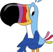 toucansam, Toucan Sam is the cartoon toucan mascot for Froot Loops breakfast cereal. The character has been featured in advertising since the 1960s. disney