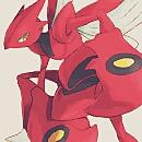 A bug and steel type. Special ability Technician. It has a body with the hardness of steel. Speed means nothing before it's might (Nintendo Rp)