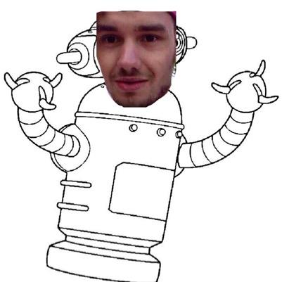 believe it or not..... he is a robot.
