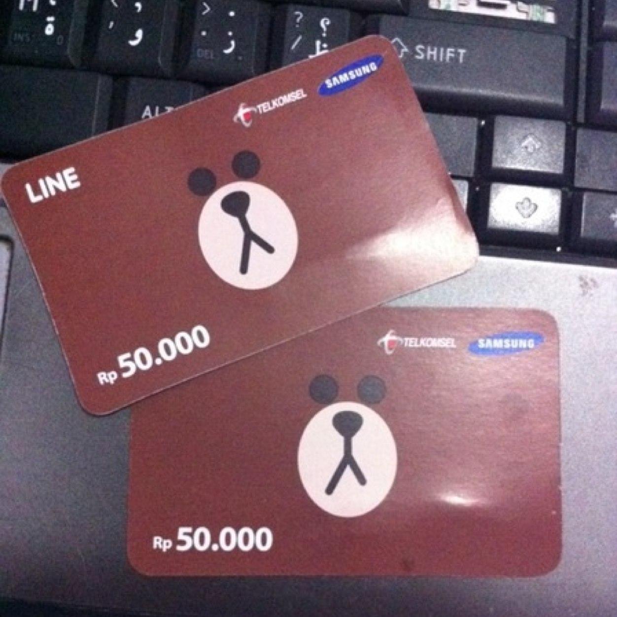 Modaluntungyuk's profile picture. Line gift voucher 40rb/voucher isi saldo 50rb. Bisa beli sticker, tema, games berbayar yang ada di line. Line : howdyoutfit