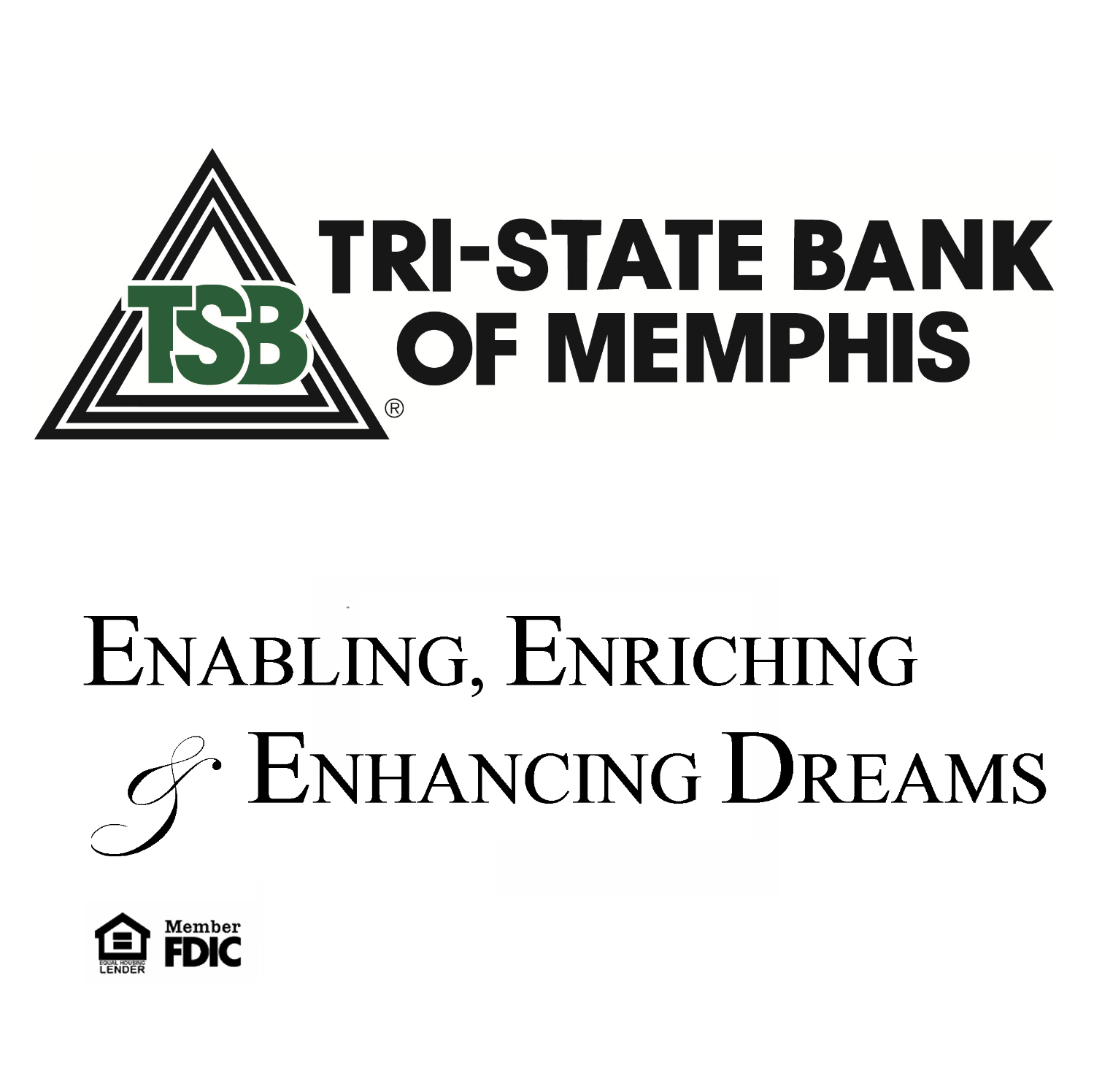 Tri-State Bank of Memphis has been serving the financial needs of individuals, small businesses and non-profit organizations in the Memphis region for 70+ years
