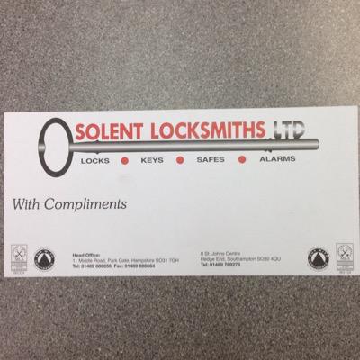 Solent Locksmiths LTD were established in 1996, we offer a full locksmiths service from both our shops in Park Gate and Hedge End with a full mobile service.