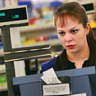 royally pissed cashier- i personally work in a grocery store- the tweets express my inner rage- follows required for coupons