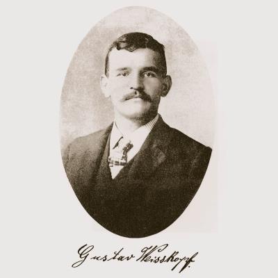 German born Pioneer Aviator Gustav #Weisskopf made history Aug. 14, 1901 as Gustave #Whitehead: First powered, controlled and sustained flight at Fairfield, USA