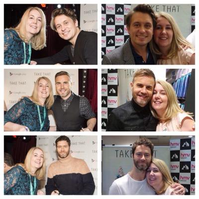 I'm Zoe... Been a fan of Robbie Williams and Take That since the beginning... I'm somewhat lucky 🍀