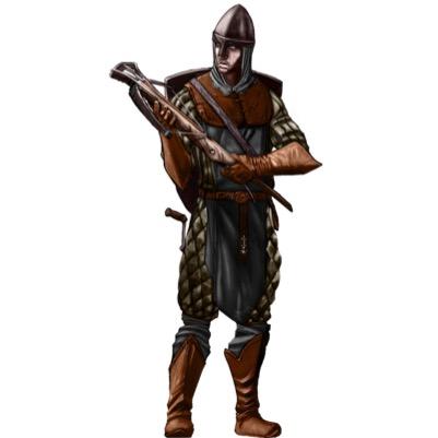 Loyal soldier to WinterHaven. Serving since Lord Pedrage was around. Protector of his King Nathaniel. Prefers to be a Crossbowman on the wall.
