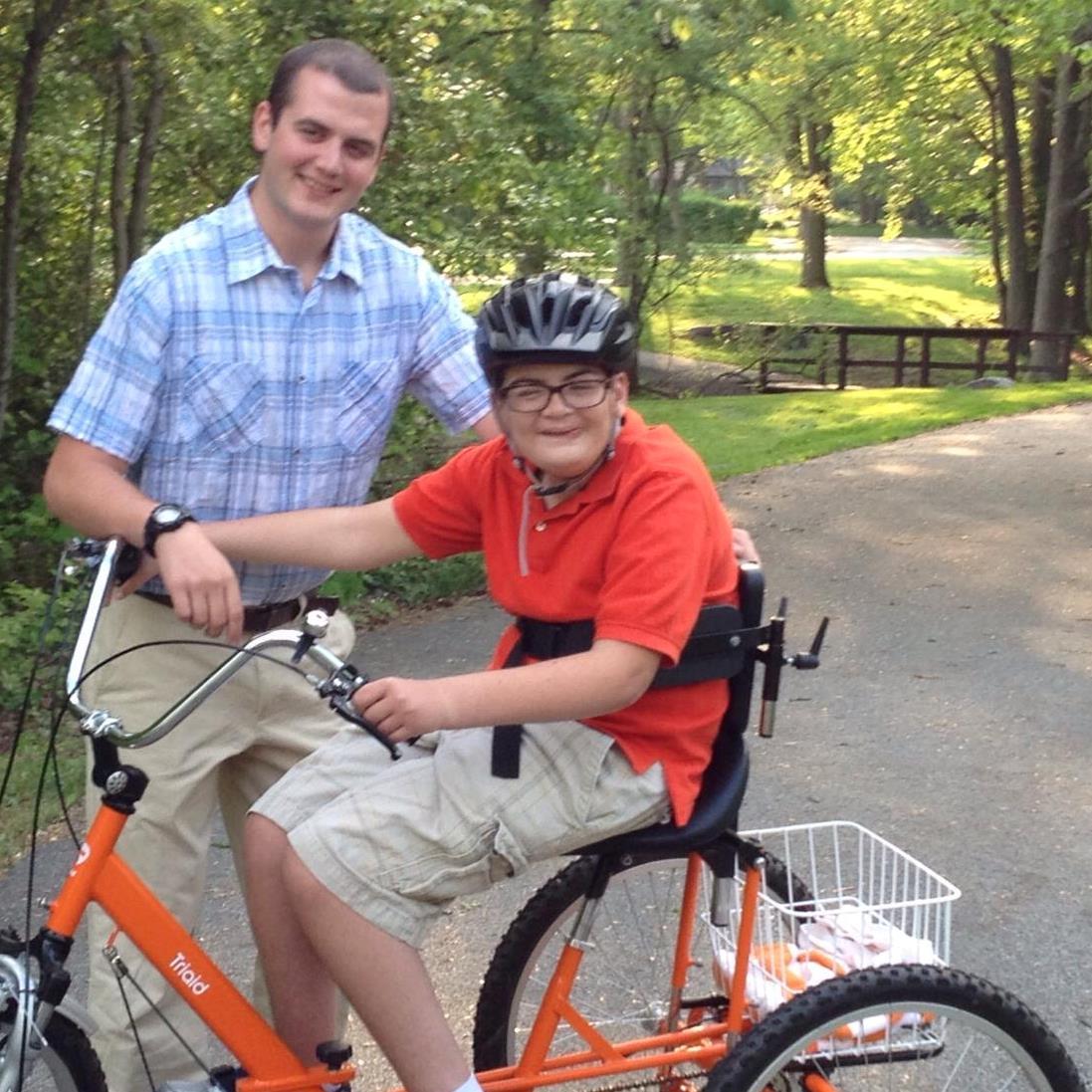 Providing adaptive bikes to children with special needs