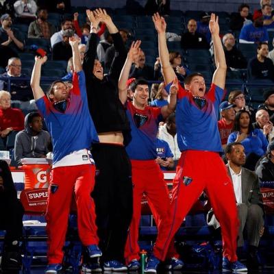 The 4 white guys at the end of DePaul's bench - 0 athletic scholarships - 3.81 cumulative GPA - 1:1 can dunk to can't dunk ratio - 1.000 batting average