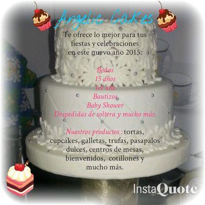 Síguenos en instagram @angeliccakes