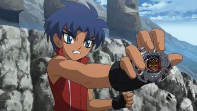 Name's King! the legendary blader of Mars! Bey: Variares DD