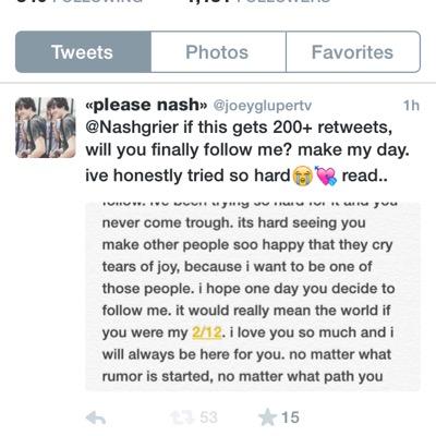 GO FOLLOW @JOEYGLUPERTV TO BE DMED TO JACK J CAM NASH SHAWN AND TAY