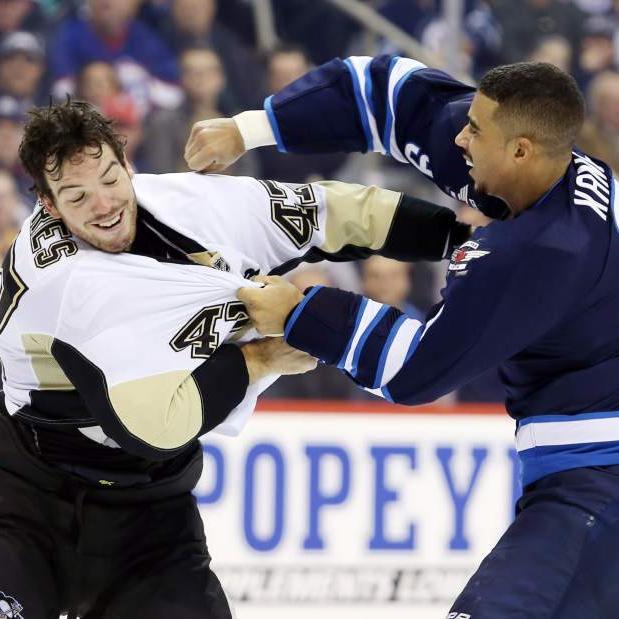 Hockey pics, hockey highlights, all the hockey shit you'll never need. For all the has-beens. The show ain't for everyone, bud.
