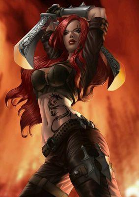 Female Smaug, stuck currently in a human form while still in the mountain, holding the Arkenstone hostage  (18+ single ship Mc)