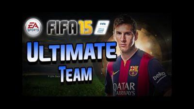 Sorteo y subasto jugadores fifa 15 ultimate team para PS3.