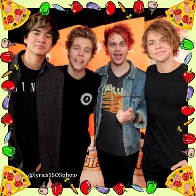 Posting 5SOS lyrics and photos ❤️