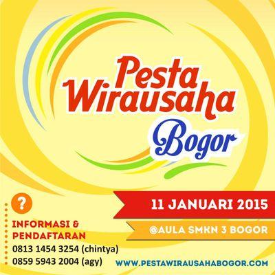 Goes to Pesta Wirausaha TDA Bogor Raya 11 Januari 2015 | Take Double Action | @TDABogorRaya | CP: Tia (081314543254), Qori (081289578157 / 087822069915)