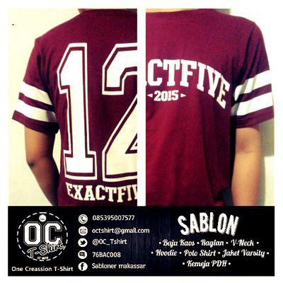 Sablon Baju, Kaos Raglan, Hoodie, Polo, V-Neck, Jaket Varsity dan Kemeja PDH. ( Contact order : Sms/WA : 08114448846, BBM:5CCA3431)