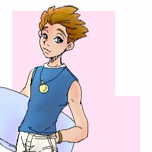 Just a random surfer guy wondering around. [#RP Lilo and Stitch]