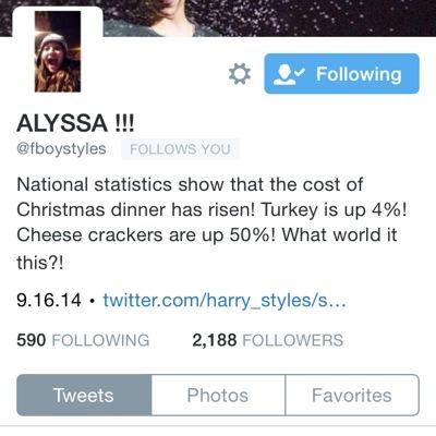 ALYSSA FOLLOWS YOU