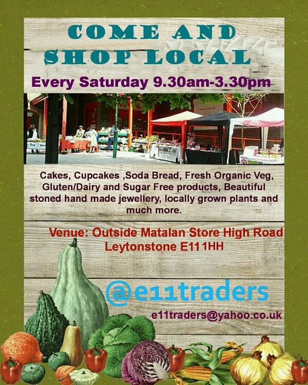 (Offical Page) Every Saturday local traders sell homemade/grown products 10am-5.00pm Matalan #E11 donate our pitch fees to the #NSPCC