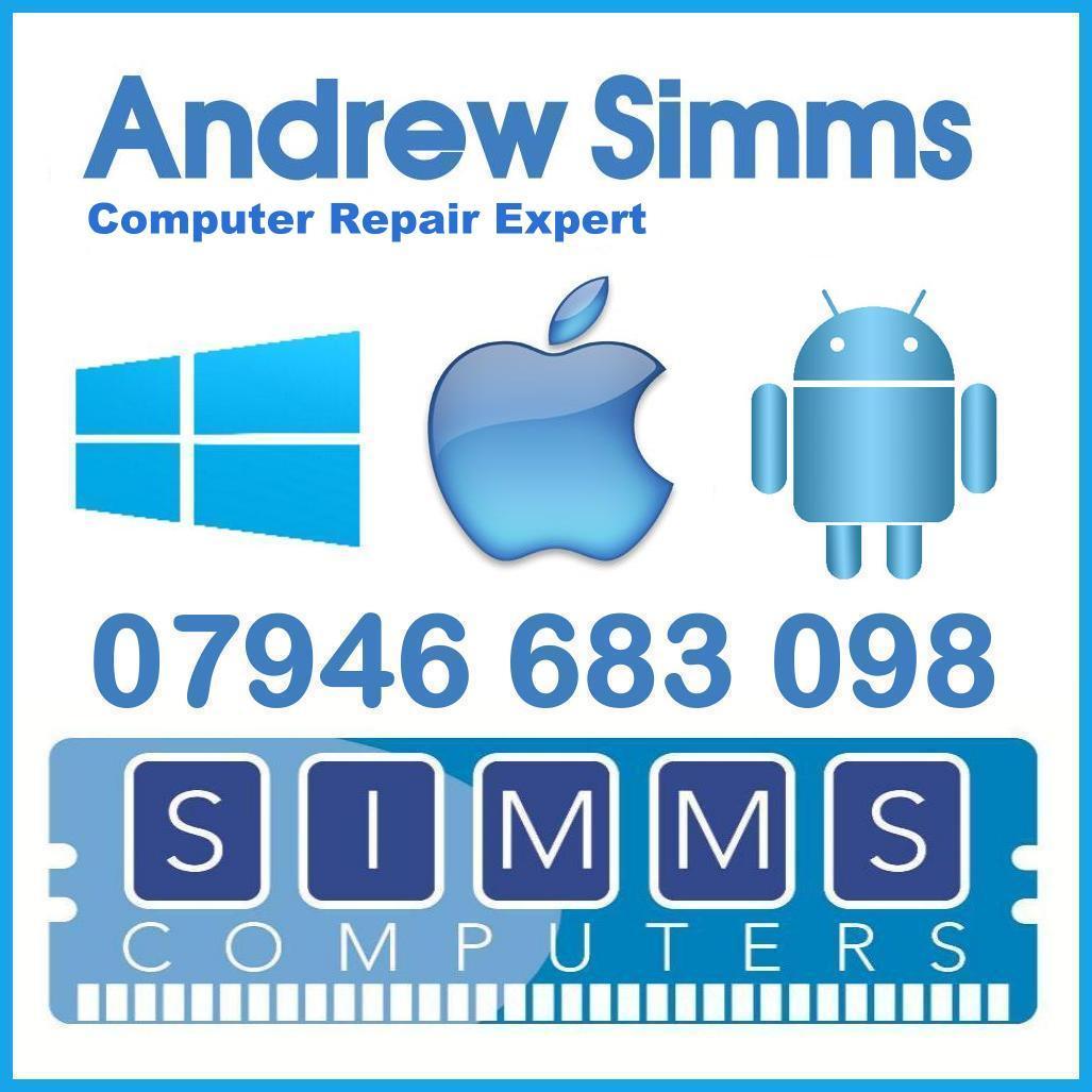 SimmsComputers's profile picture. Computer Technician: PC & MAC Repairs, Upgrade, ANTI-VIRUS, Laptop Solutions (Screen/Keyboard Replacements etc), Memory & Hard Drive Upgrade CALL 07946683098