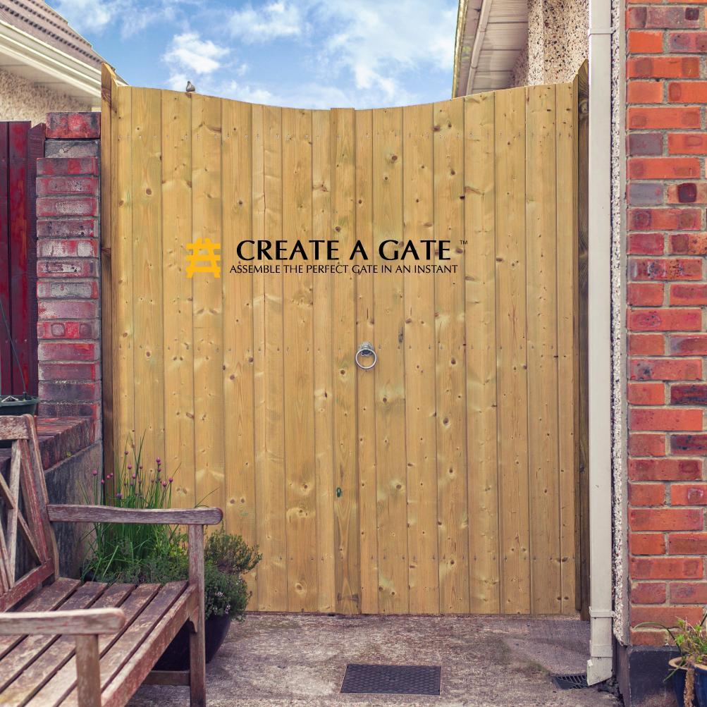 Create A Gate comes to you flat packed with everything you need including fixtures and fittings Frame assembly in minutes with a superior interlocking ‘A’ frame