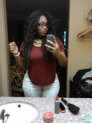 IG: @lovelyyquesha...  don't like me then don't follow me!! #TeamASU #RedWolf