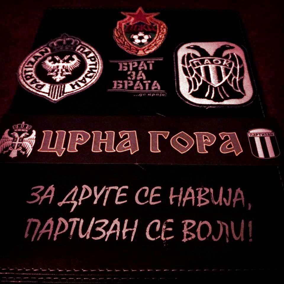 Na kraju sveta da igra Partizan, on neće nikada ostati sam i svako ce od nas ponosno reći, za njega život ću da dam! Računajte na nas! #PARTIZAN - #PAOK - #CSKA