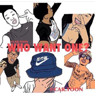 shout me out and ill make a cartoon of you ( takes time )