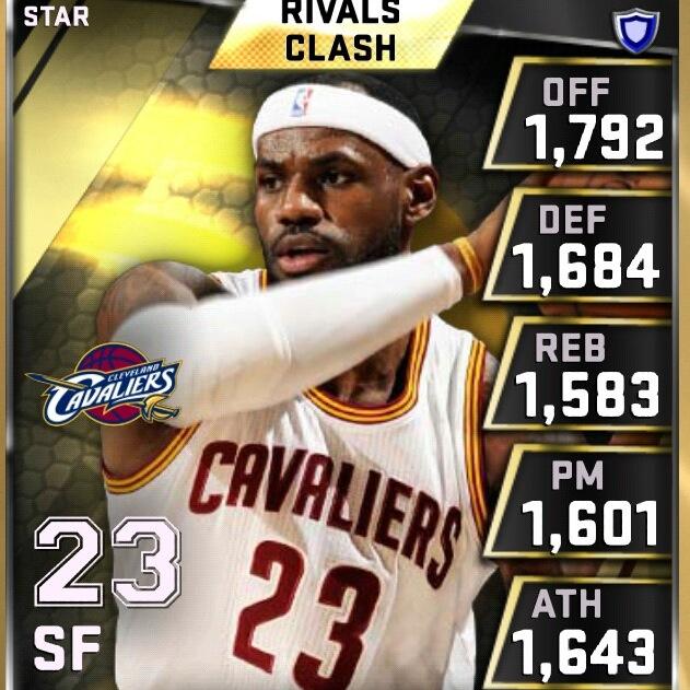 I post things related to MYNBA2K15 stats, draft picks, rewards earned in Rivals Clash.