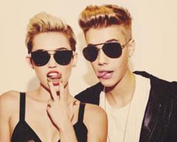 Page fan ....Miley Cyrus and Justin Bieber.
❤❤