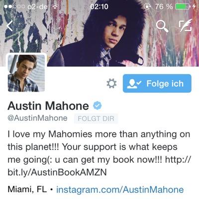 16/11/14 @Austinmahone followed me✨