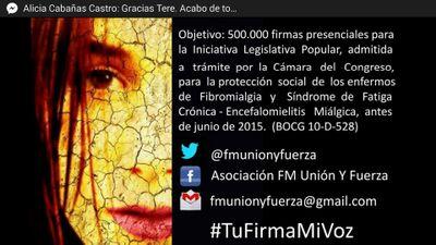 INFORMACIÓN, APOYO Y UNIÓN DE ENFERMOS DE FIBROMIALGIA,  FATIGA CRONICA Y TODO AQUEL QUE SE QUIERA UNIR A DEJAR DE SER INVISIBLES